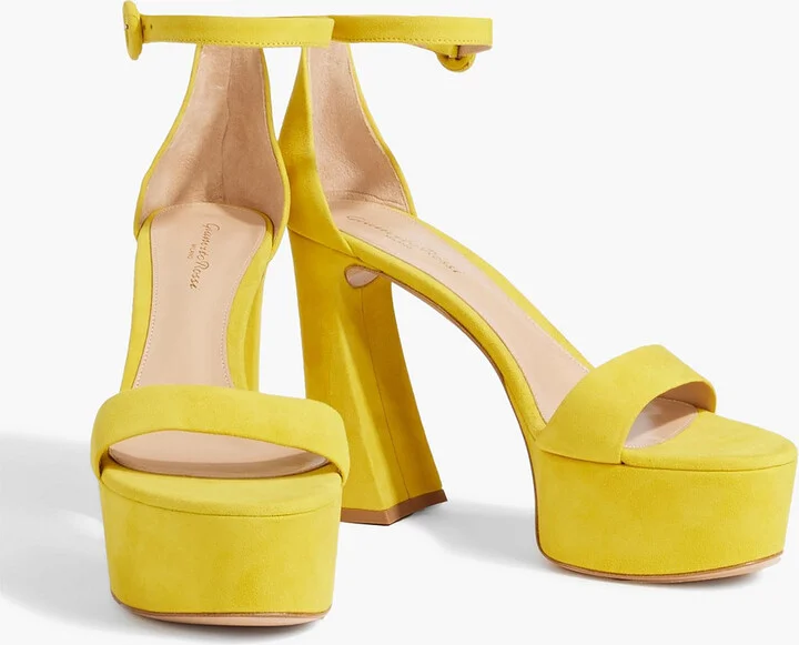 Holly suede platform sandals - Image 2