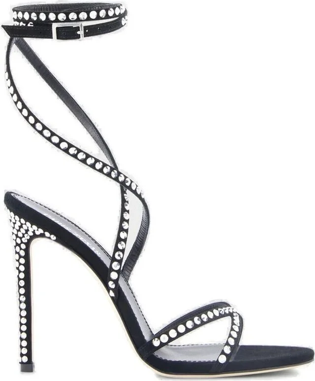 Holly Zoe 105 Mm Leather Sandals
