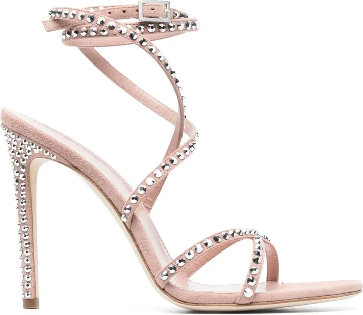Holly Zoe lace-up 115mm sandals