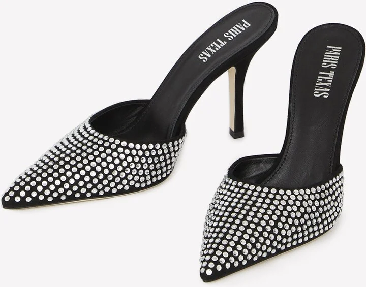 Hollywood 100 Crystal-Embellished Mules - Image 2