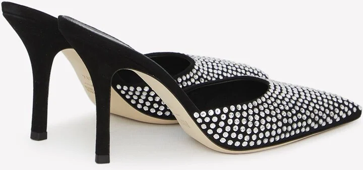Hollywood 100 Crystal-Embellished Mules - Image 3