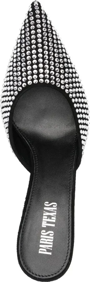 Hollywood 75mm crystal-embellished mules - Image 4