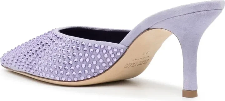 Hollywood 75mm crystal-embellished mules - Image 3
