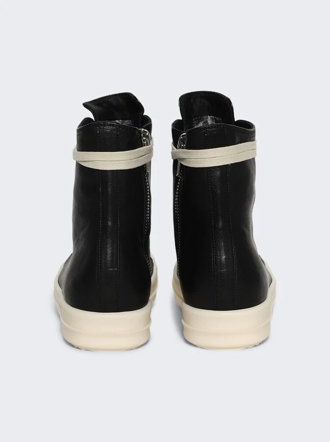 Hollywood High Top Sneakers Black And Milk