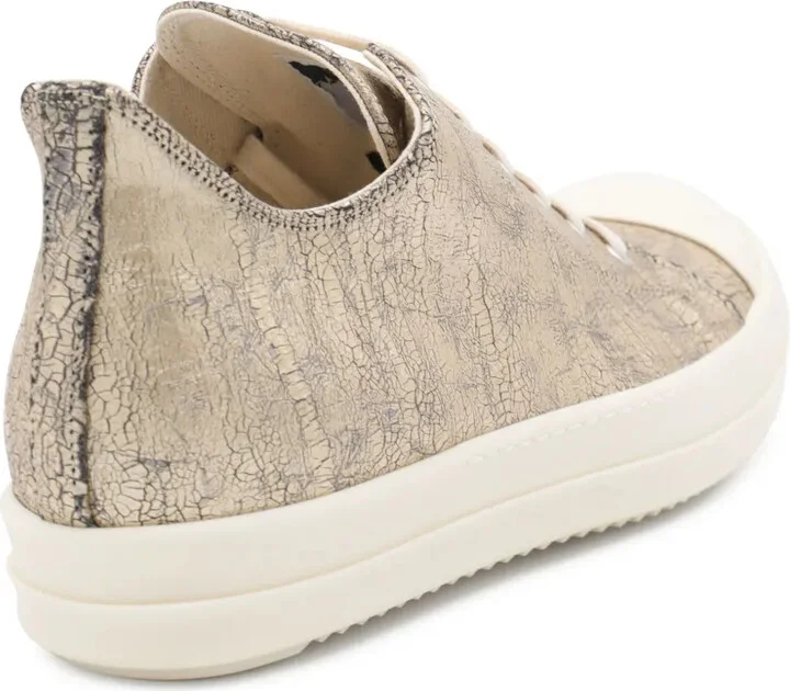 Hollywood metallic-printed lace-up sneakers - Image 3