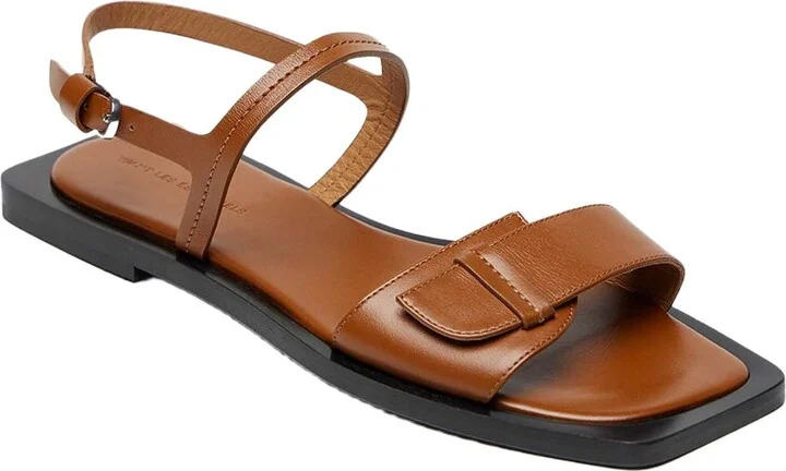 Holton Smooth Leather Flat Sandal - Image 2