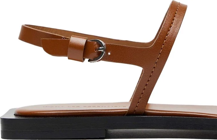 Holton Smooth Leather Flat Sandal - Image 5