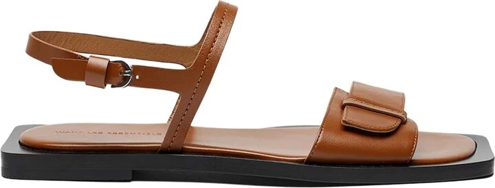 Holton Smooth Leather Flat Sandal