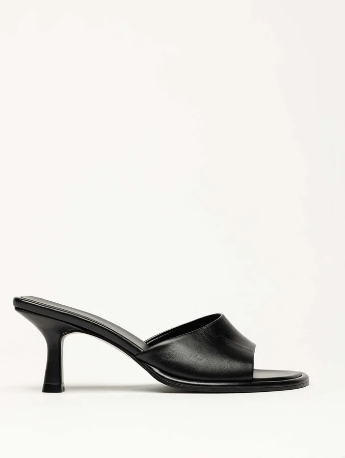 Holton Smooth Leather Heel Sandal