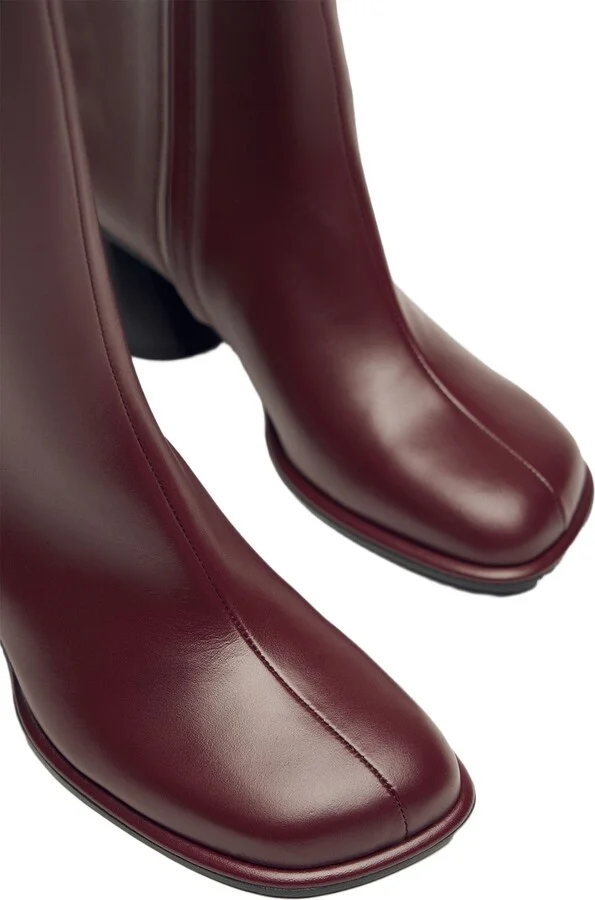 Holton Smooth Leather Heeled Boots - Image 4