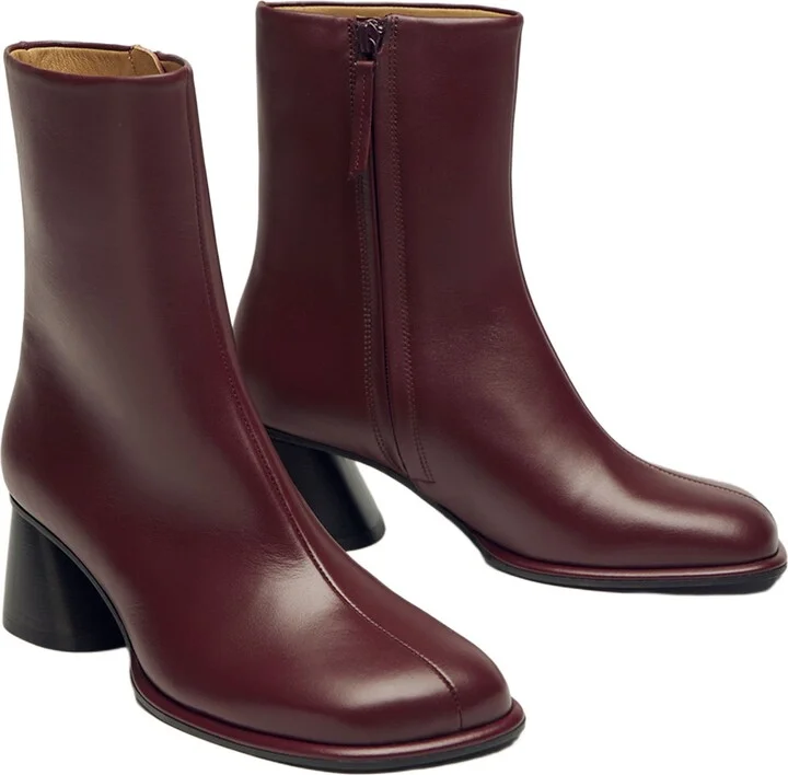 Holton Smooth Leather Heeled Boots - Image 9