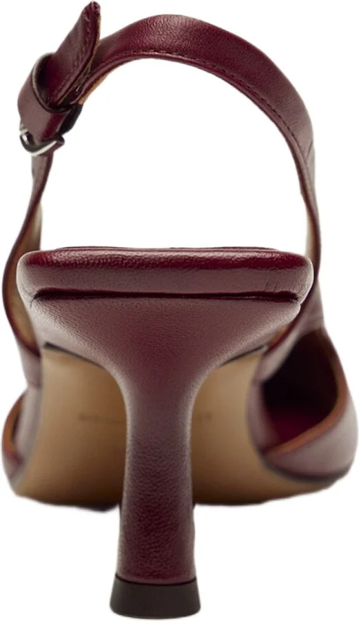 Holton Smooth Leather Slingback Heels - Image 3