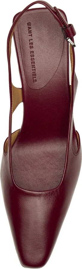 Holton Smooth Leather Slingback Heels - Image 4