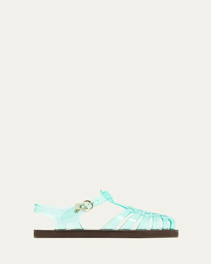 Homeria Transparent Jelly Fisherman Sandals