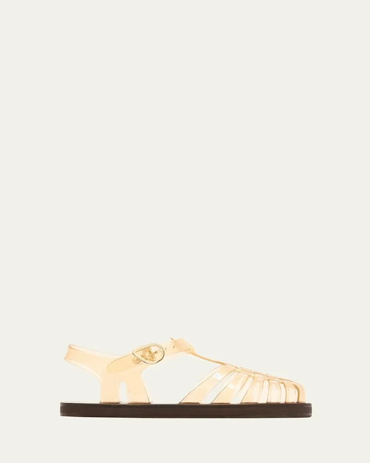 Homeria Transparent Jelly Fisherman Sandals