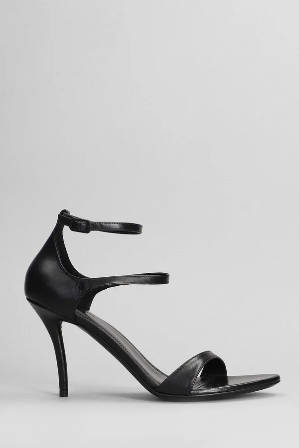 Honey Sandals In Black Leather