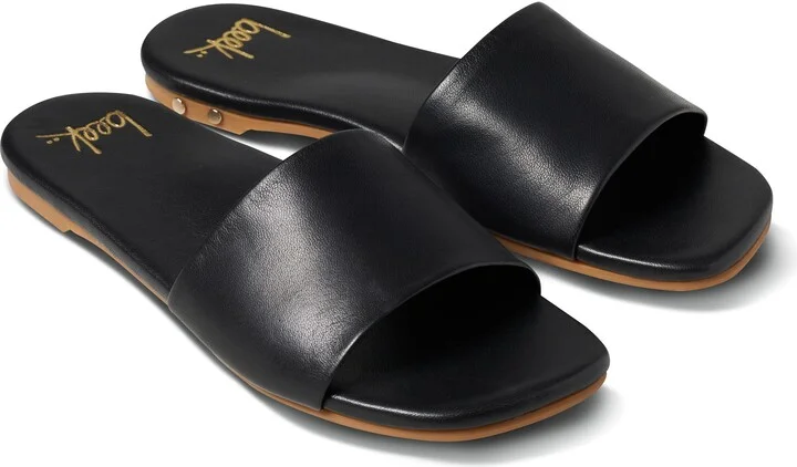 Honeybird Square Toe Slide Sandal