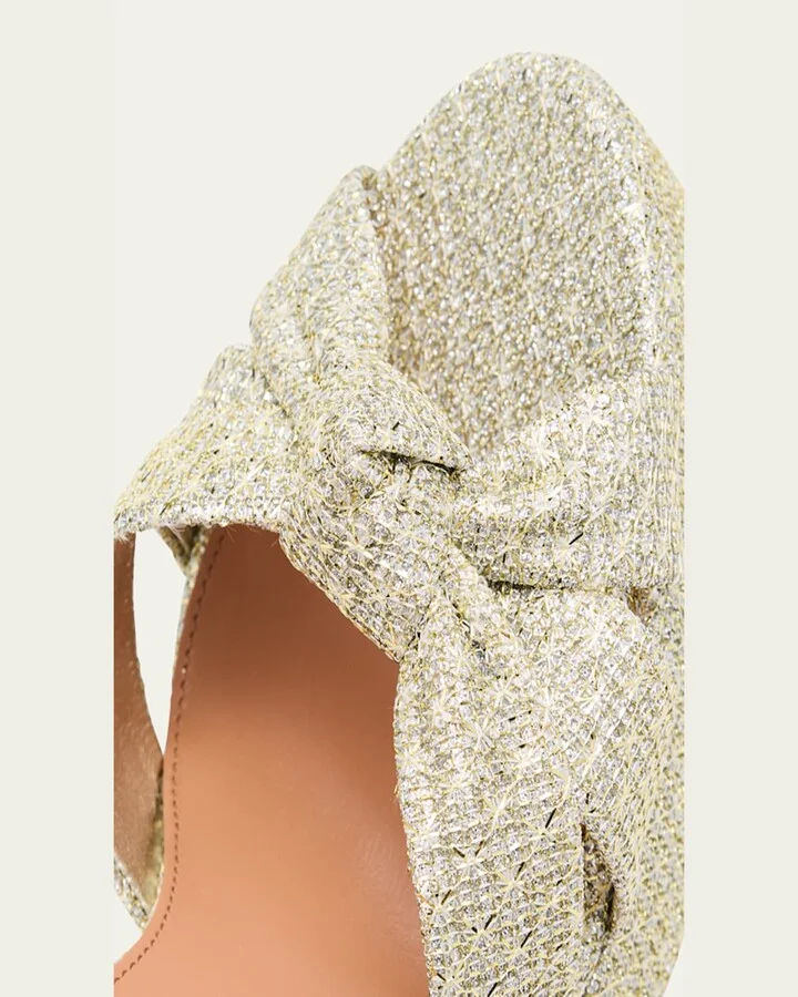 Honeycomb Nina Knot Platform Sandals - Image 11