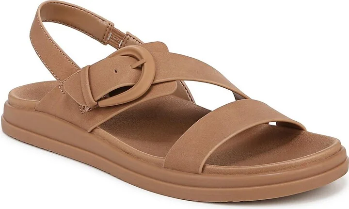 Hope Womens Faux Leather D'Orsay Slingback Sandals