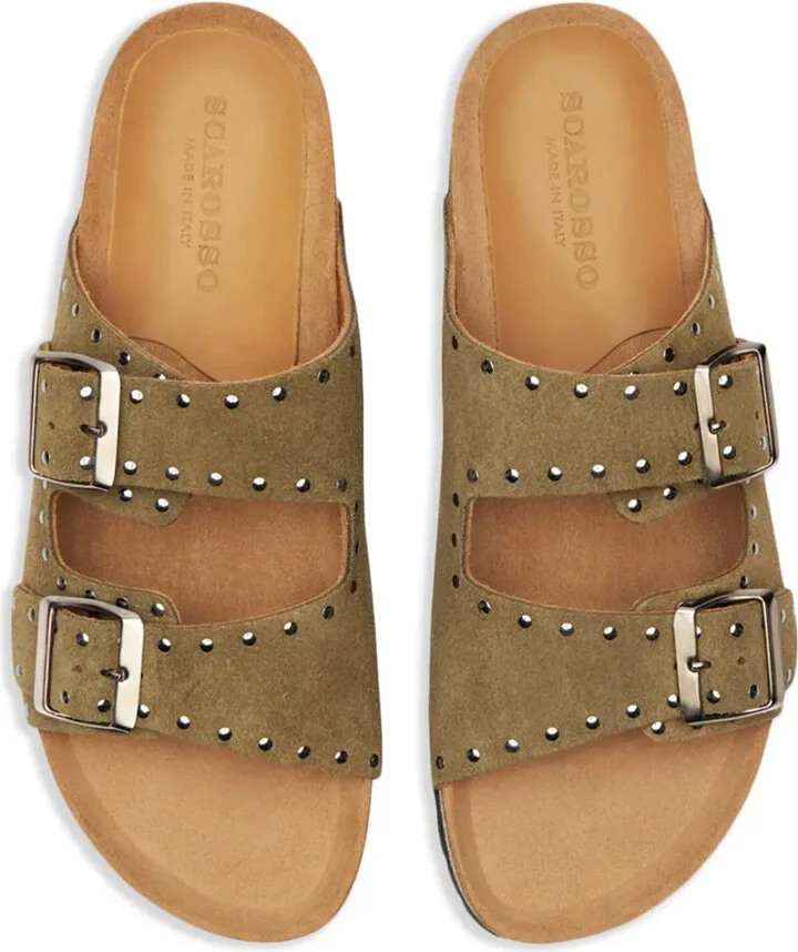 Hopi stud-embellished suede sandals - Image 3