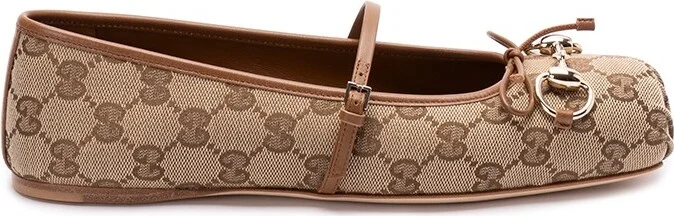 ` Horsebit` Ballet Flats