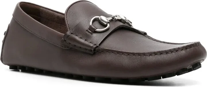 Horsebit-deatil leather loafers - Image 2