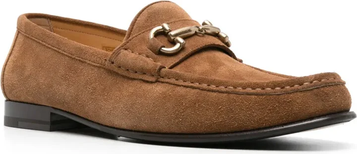 Horsebit-Deatil Suede Loafers - Image 2