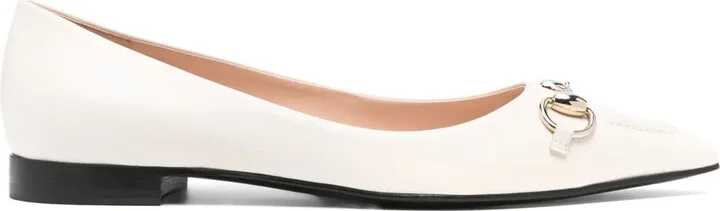 Horsebit-detail ballerina shoes