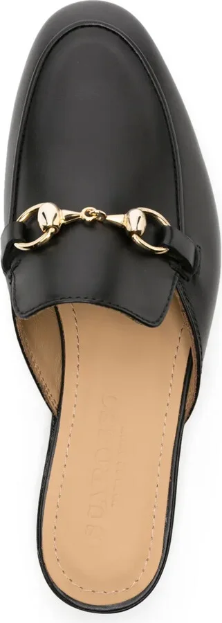 Horsebit-Detail Leather Mules - Image 4
