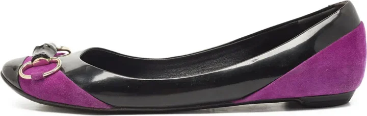 Horsebit-detailed ballet flats
