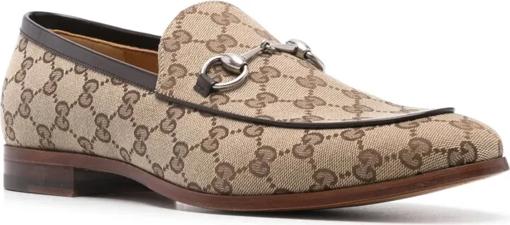 Horsebit-detailed GG-canvas loafers - Image 2