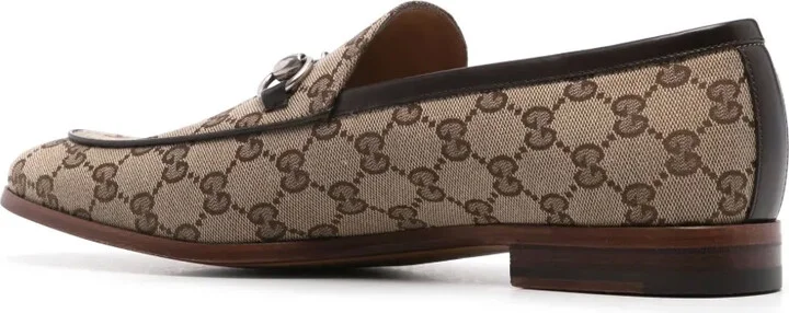 Horsebit-detailed GG-canvas loafers - Image 3