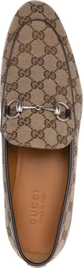 Horsebit-detailed GG-canvas loafers - Image 4