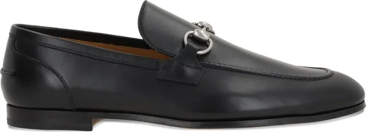 Horsebit-Embellished Leather Loafers