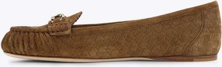 Horsebit GG Suede Loafers - Image 2