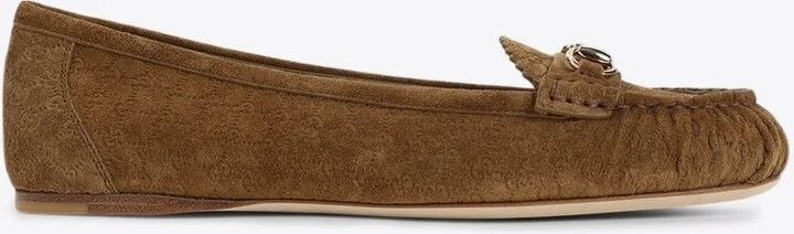 Horsebit GG Suede Loafers