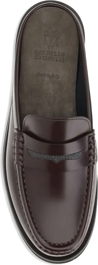 Horsebit Jewel-Embellished Mules - Image 3