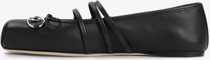 Horsebit Leather Ballet Flats - Image 2