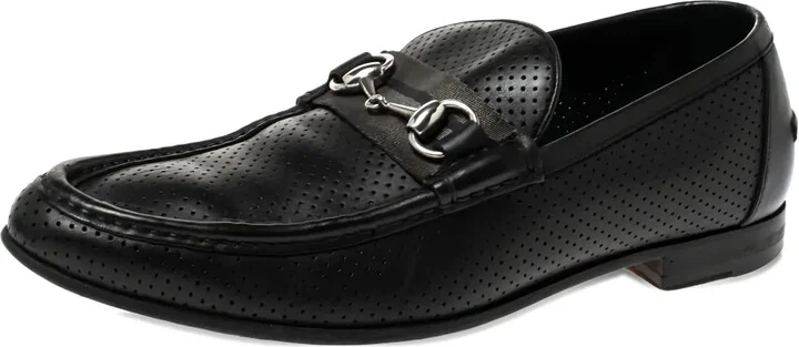 Horsebit leather loafers
