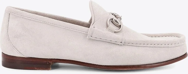 Horsebit Suede Loafers