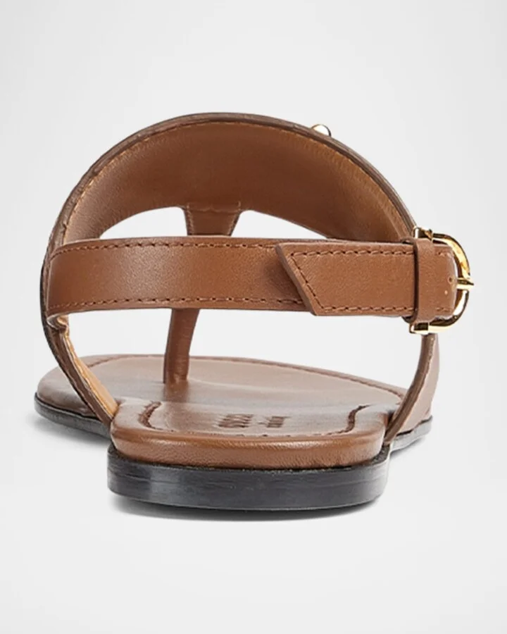 Horsebit Thong Slingback Sandals - Image 6