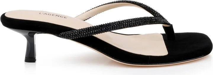 Hortense Kitten Heel Sandal - Image 3