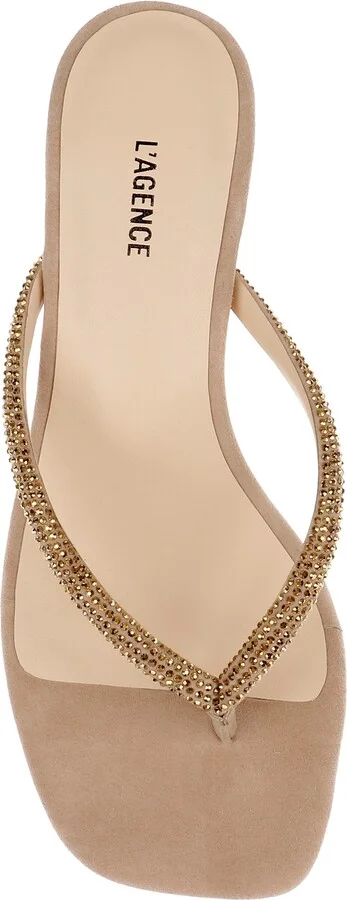 Hortense Kitten Heel Sandal - Image 11