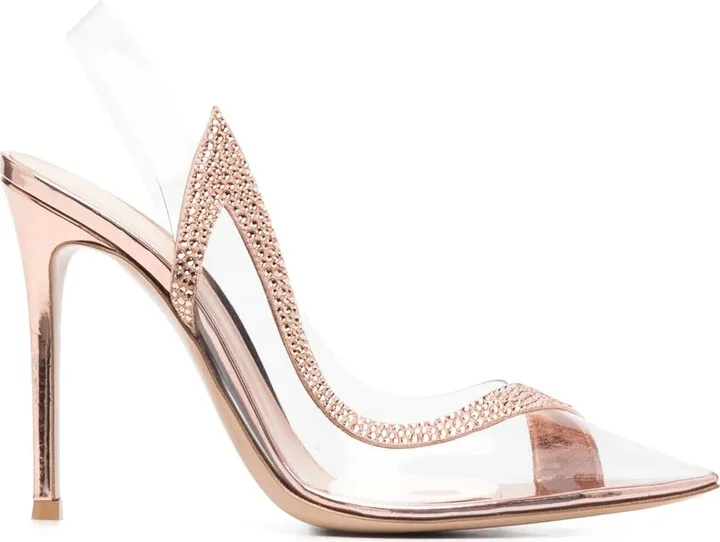 Hortensia 105mm slingback pumps