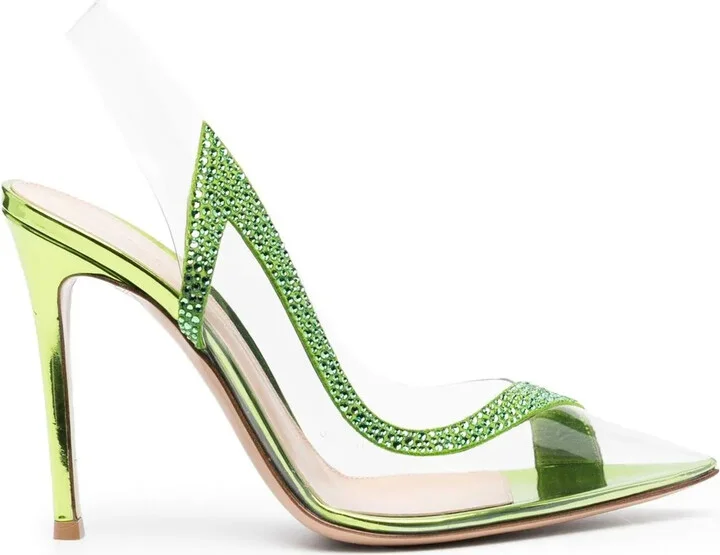 Hortensia 105mm slingback pumps