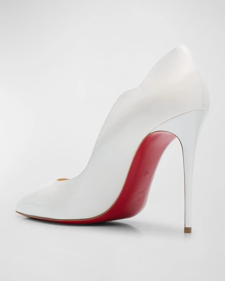 Hot Chick 100 Patent Red Sole High-Heel Pumps - Image 5