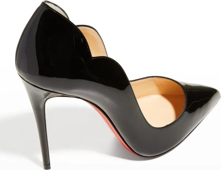 Hot Chick 100 Patent Red Sole High-Heel Pumps - Image 6
