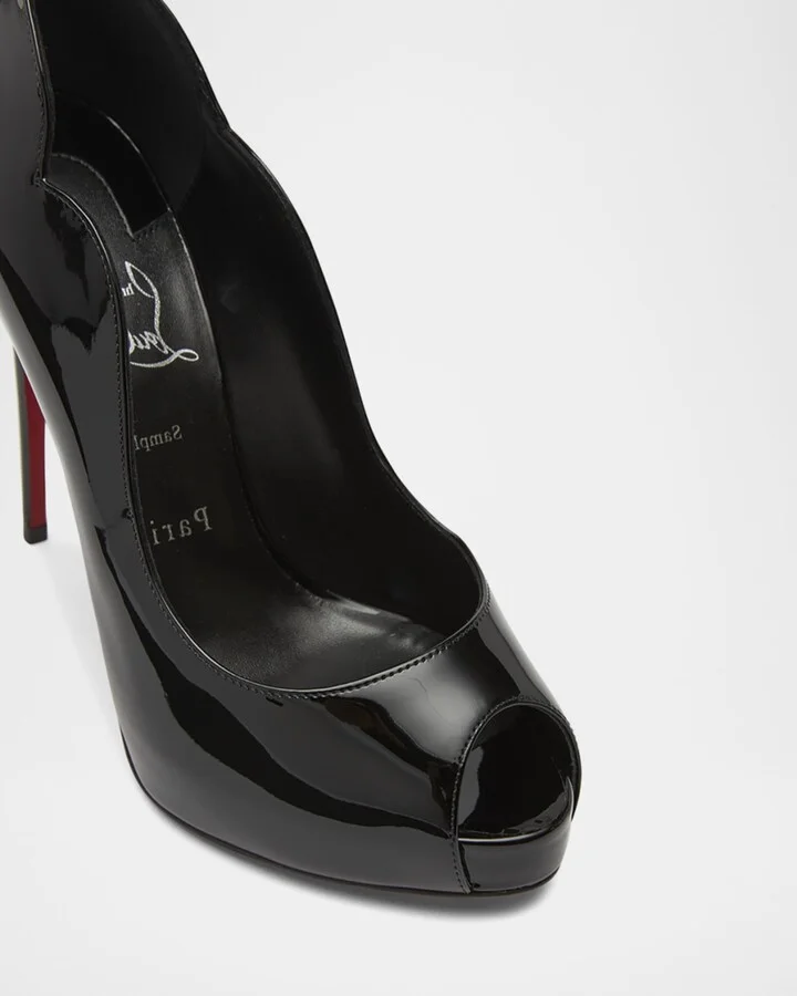 Hot Chick Patent Red Sole Pumps - Image 2