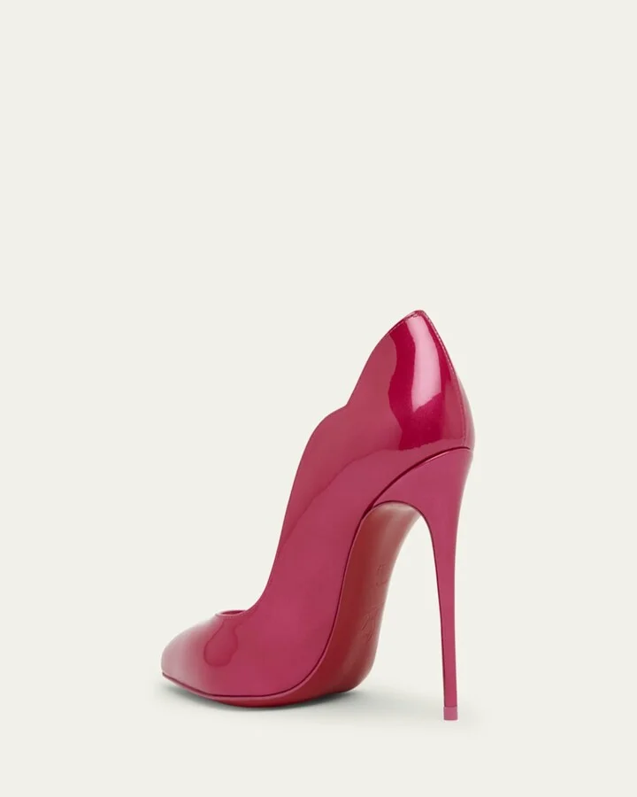 Hot Chick Patent Red Sole Pumps - Image 7
