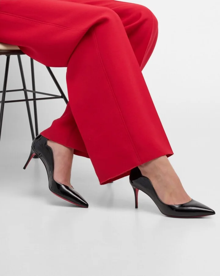 Hot Chick Patent Red Sole Pumps - Image 2